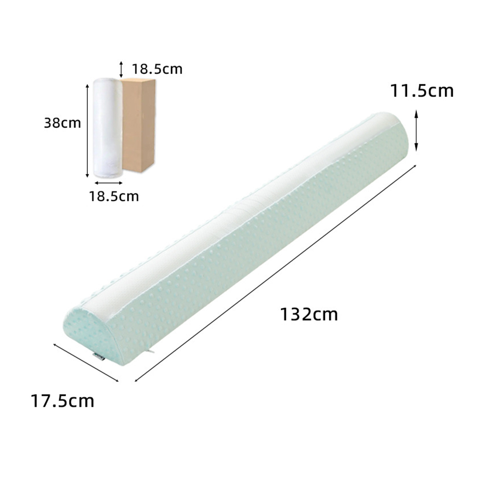 Semi-circular children's bed railing strip